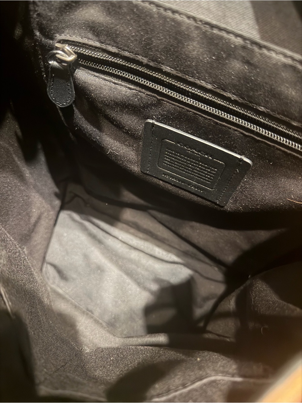❌SOLDOUT❌ Coach Leather Drawstring Backpack - Brown - Picture 11 of 12